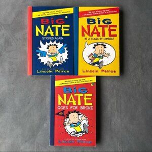 Set of 3 ~ Big Nate Novels ~ #1 2 4